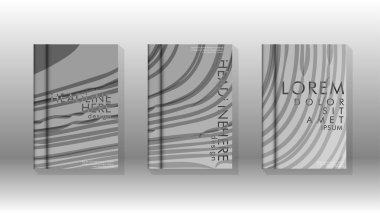 Geometrik tasarım arka planlı kapak kitabı.