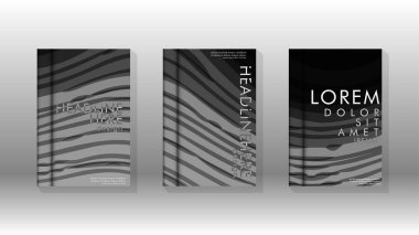 Geometrik tasarım arka planlı kapak kitabı.