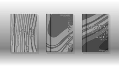 Geometrik tasarım arka planlı kapak kitabı.