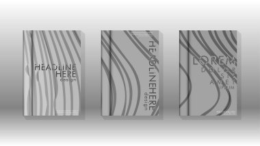 Geometrik tasarım arka planlı kapak kitabı.