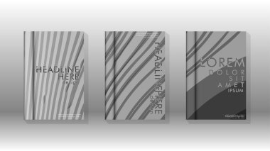 Geometrik tasarım arka planlı kapak kitabı.