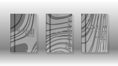 Geometrik tasarım arka planlı kapak kitabı.