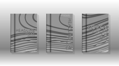 Geometrik tasarım arka planlı kapak kitabı.