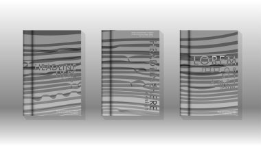 Geometrik tasarım arka planlı kapak kitabı.