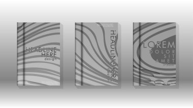 Geometrik tasarım arka planlı kapak kitabı.