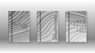 Geometrik tasarım arka planlı kapak kitabı.