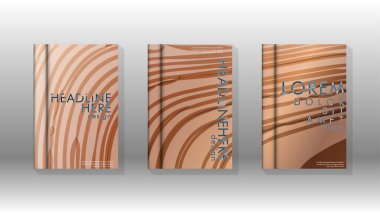 Geometrik tasarım arka planlı kapak kitabı