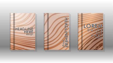 Geometrik tasarım arka planlı kapak kitabı