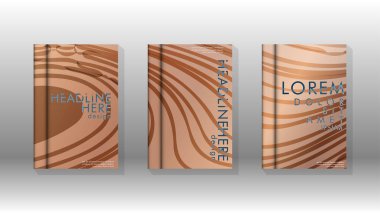 Geometrik tasarım arka planlı kapak kitabı