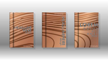 Geometrik tasarım arka planlı kapak kitabı