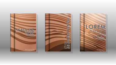 Geometrik tasarım arka planlı kapak kitabı