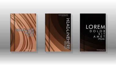 Geometrik tasarım arka planlı kapak kitabı