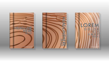 Geometrik tasarım arka planlı kapak kitabı