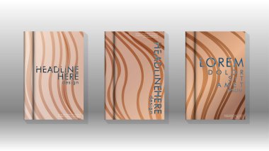 Geometrik tasarım arka planlı kapak kitabı