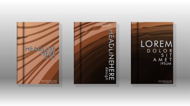 Geometrik tasarım arka planlı kapak kitabı