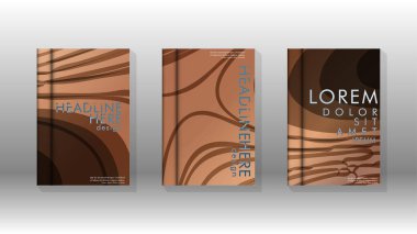 Geometrik tasarım arka planlı kapak kitabı