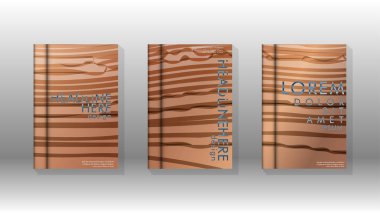 Geometrik tasarım arka planlı kapak kitabı