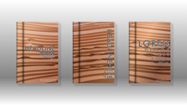 Geometrik tasarım arka planlı kapak kitabı