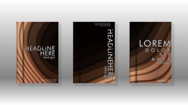 Geometrik tasarım arka planlı kapak kitabı