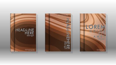 Geometrik tasarım arka planlı kapak kitabı