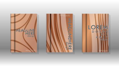 Geometrik tasarım arka planlı kapak kitabı