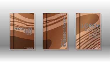 Geometrik tasarım arka planlı kapak kitabı