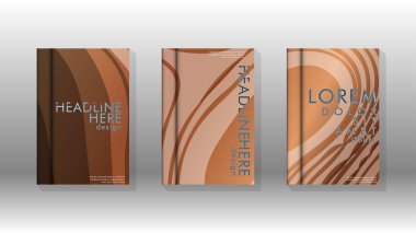 Geometrik tasarım arka planlı kapak kitabı