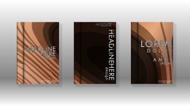 Geometrik tasarım arka planlı kapak kitabı