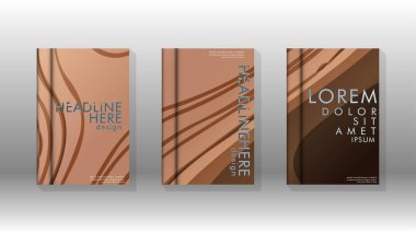 Geometrik tasarım arka planlı kapak kitabı