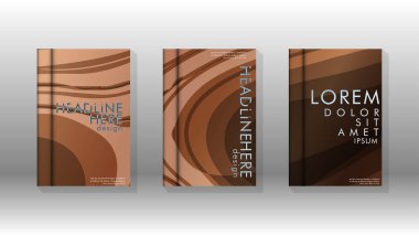 Geometrik tasarım arka planlı kapak kitabı