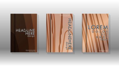 Geometrik tasarım arka planlı kapak kitabı