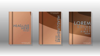 Geometrik tasarım arka planlı kapak kitabı