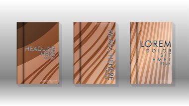 Geometrik tasarım arka planlı kapak kitabı