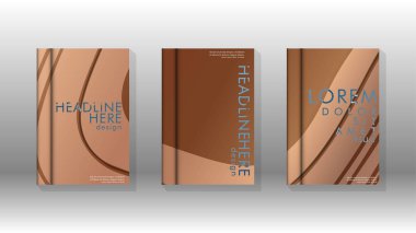 Geometrik tasarım arka planlı kapak kitabı