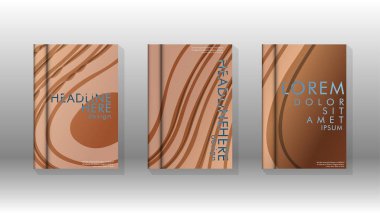 Geometrik tasarım arka planlı kapak kitabı