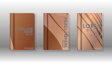 Geometrik tasarım arka planlı kapak kitabı