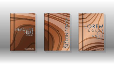 Geometrik tasarım arka planlı kapak kitabı