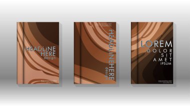 Geometrik tasarım arka planlı kapak kitabı