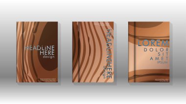 Geometrik tasarım arka planlı kapak kitabı