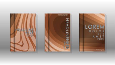 Geometrik tasarım arka planlı kapak kitabı