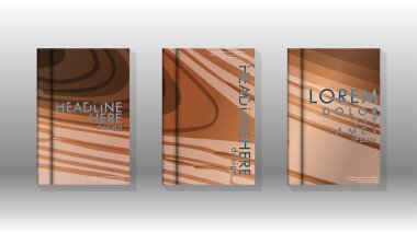 Geometrik tasarım arka planlı kapak kitabı