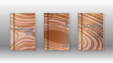 Geometrik tasarım arka planlı kapak kitabı