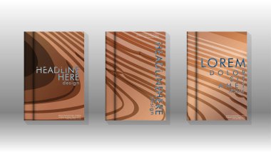 Geometrik tasarım arka planlı kapak kitabı