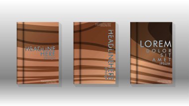 Geometrik tasarım arka planlı kapak kitabı