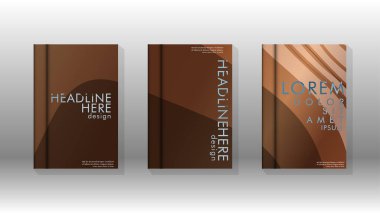 Geometrik tasarım arka planlı kapak kitabı