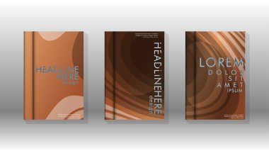 Geometrik tasarım arka planlı kapak kitabı