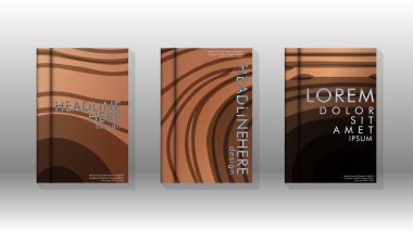 Geometrik tasarım arka planlı kapak kitabı