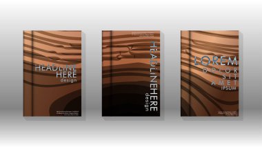 Geometrik tasarım arka planlı kapak kitabı