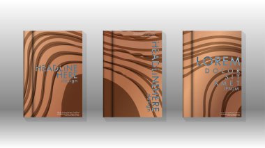 Geometrik tasarım arka planlı kapak kitabı