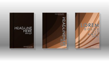 Geometrik tasarım arka planlı kapak kitabı